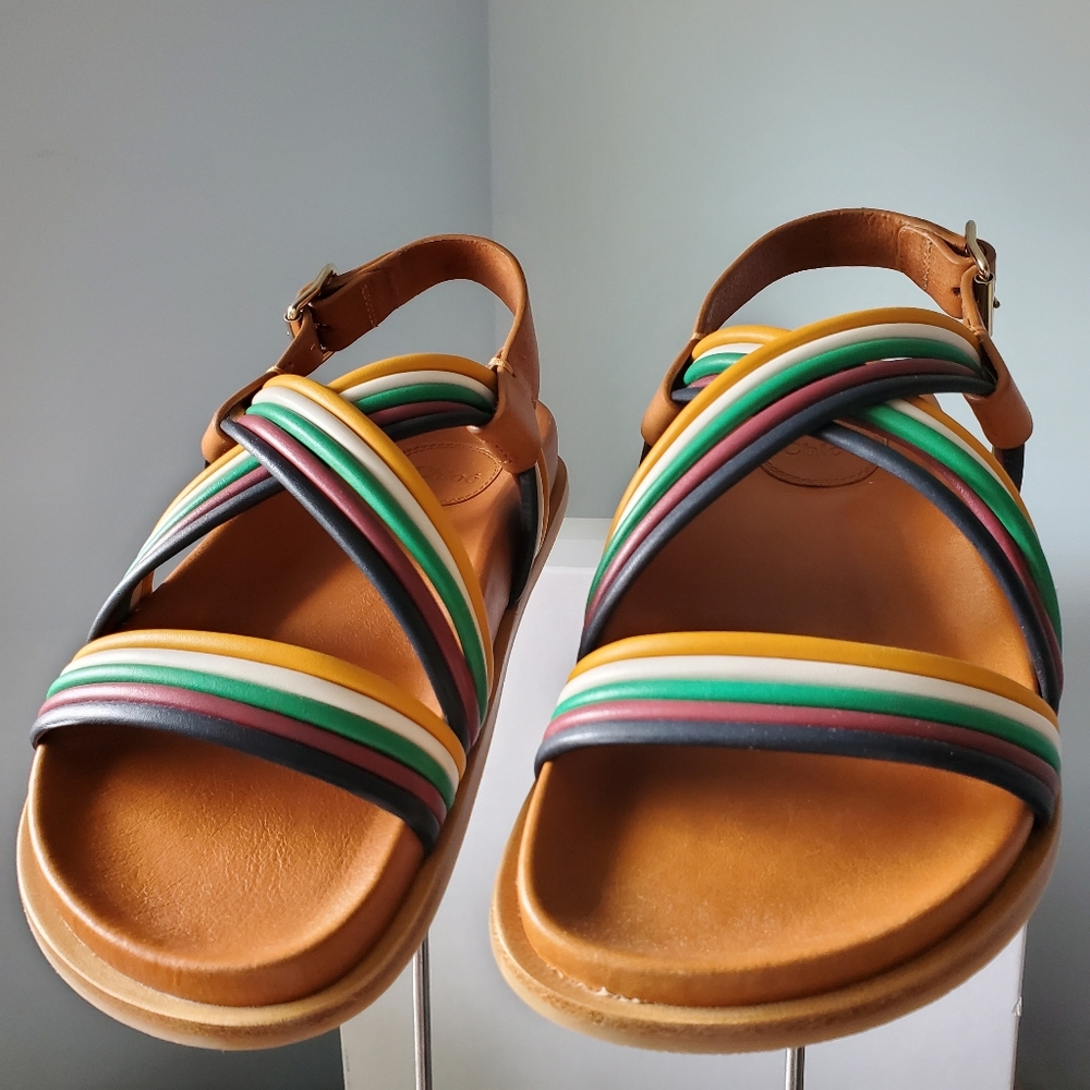 Chloé Kacey Flat Leather Sandals